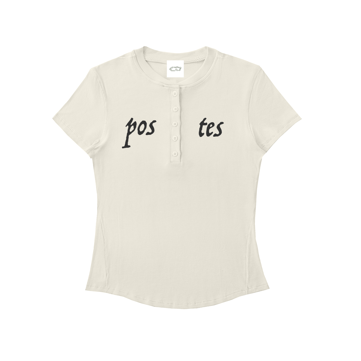 POSTES Bodycon Henley Shirt